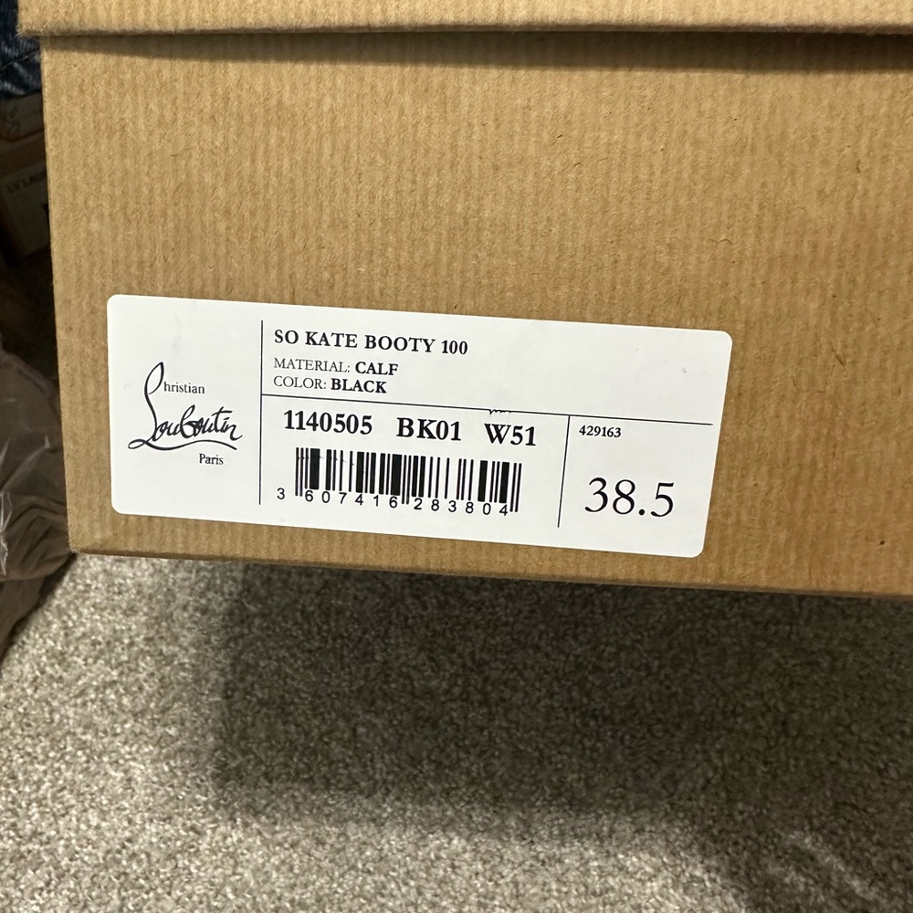 Christian Louboutin Black and Red Heels - Picture 2 of 4